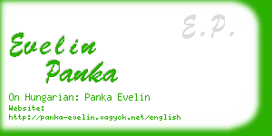 evelin panka business card